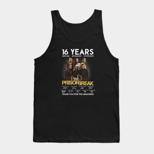 16 Years Prison Break Signature Tank Top